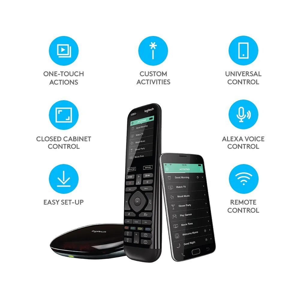 Logitech Harmony Elite telecomando universale con hub e touchscreen