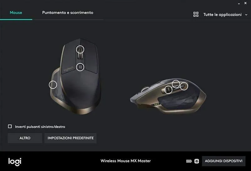 Logitech MX Master mouse wireless darkfield multispositivo