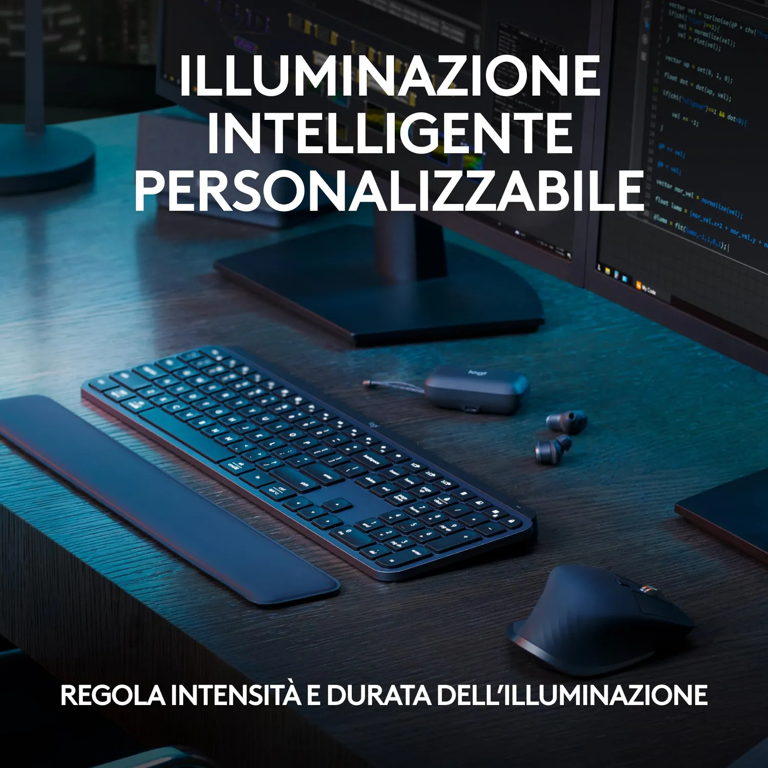 Logitech MX Keys S tastiera wireless US INT'L retroilluminata