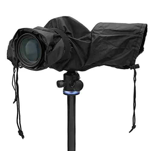 Zunate Copripioggia Fotocamera DSLR Nylon 45cm Nero