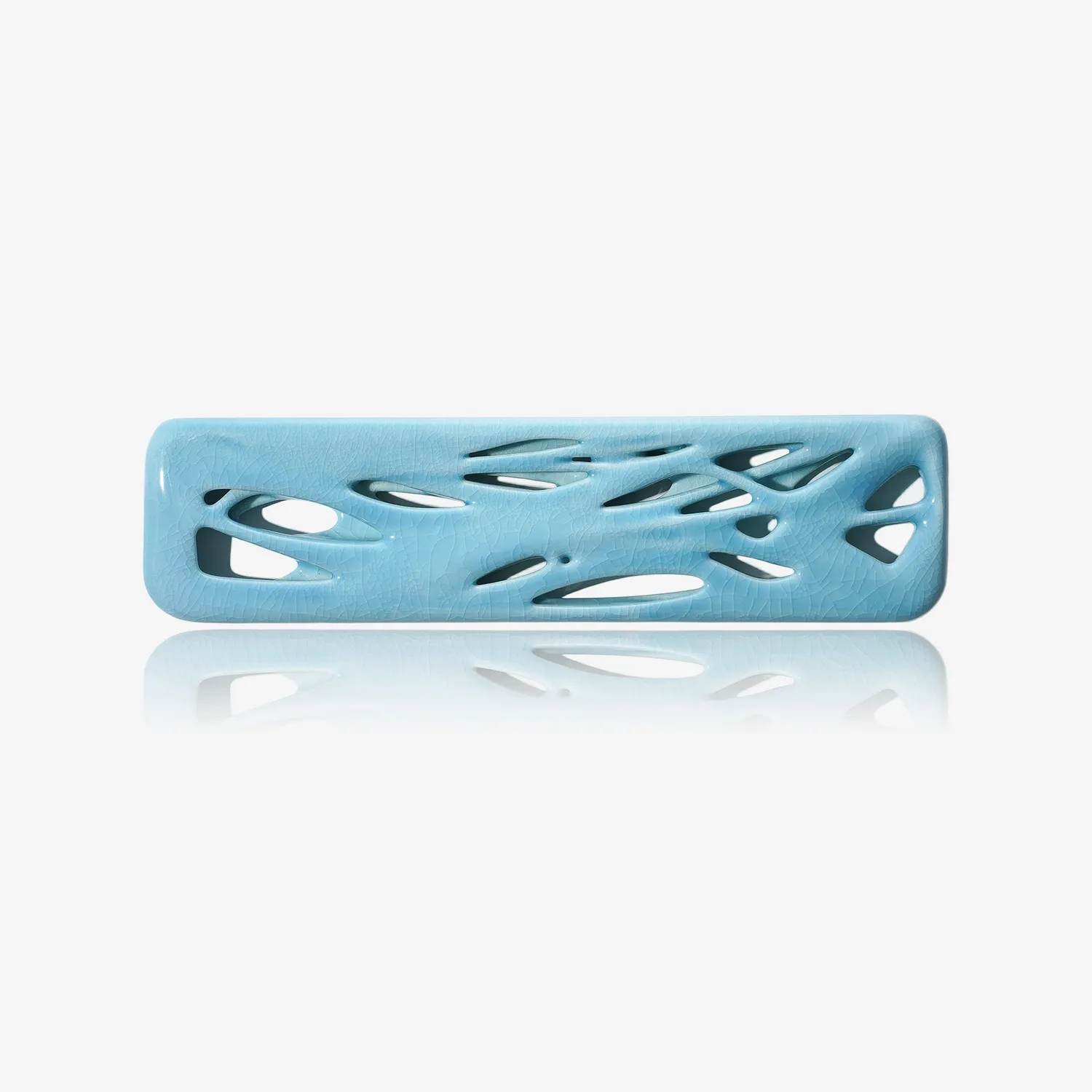 Cerakey Ellipsis poggiapolsi ceramica White Crazed 65% 75%