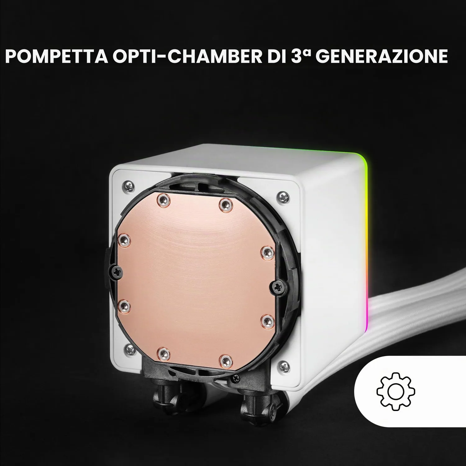 Mars Gaming ML-VISIONPRO240 Dissipatore Liquido 240 Bianco