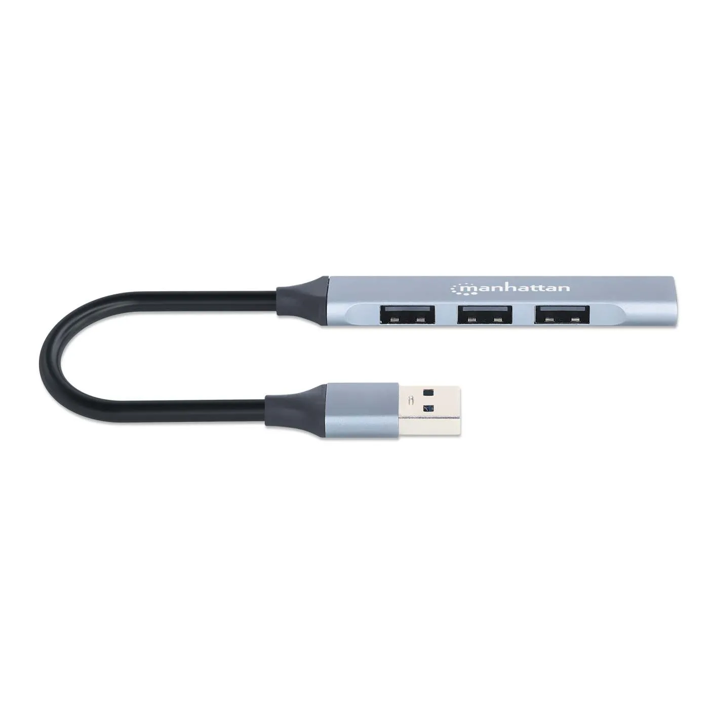 Manhattan hub USB 4 porte combo 3.0/2.0 5 Gbps alluminio