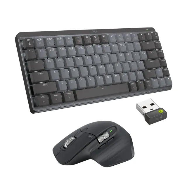 Logitech MX Mechanical Mini + MX Master 3S kit grigio Tactile Quiet