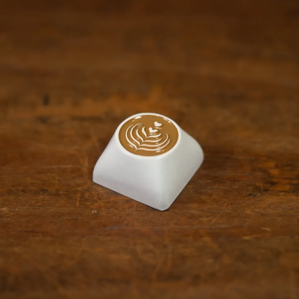 CoffeeKeys Latte artisan lega zinco smaltato