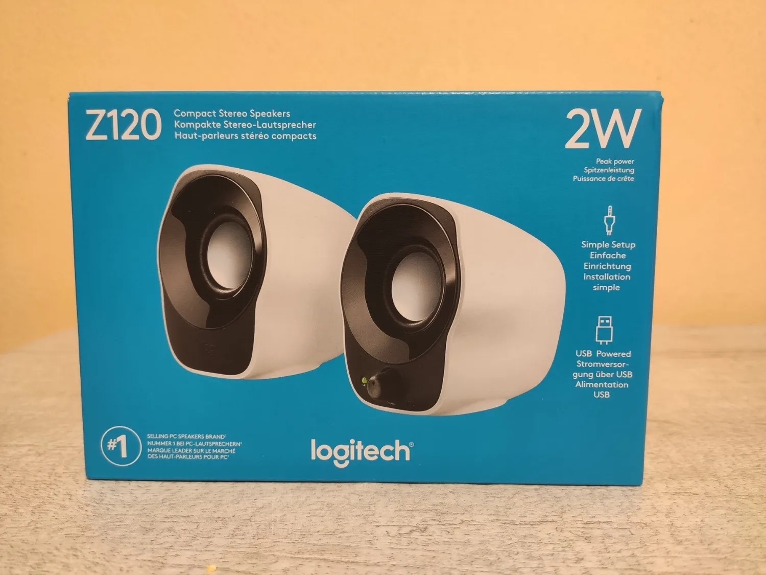 Logitech Z120 altoparlanti stereo PC USB compatti neri