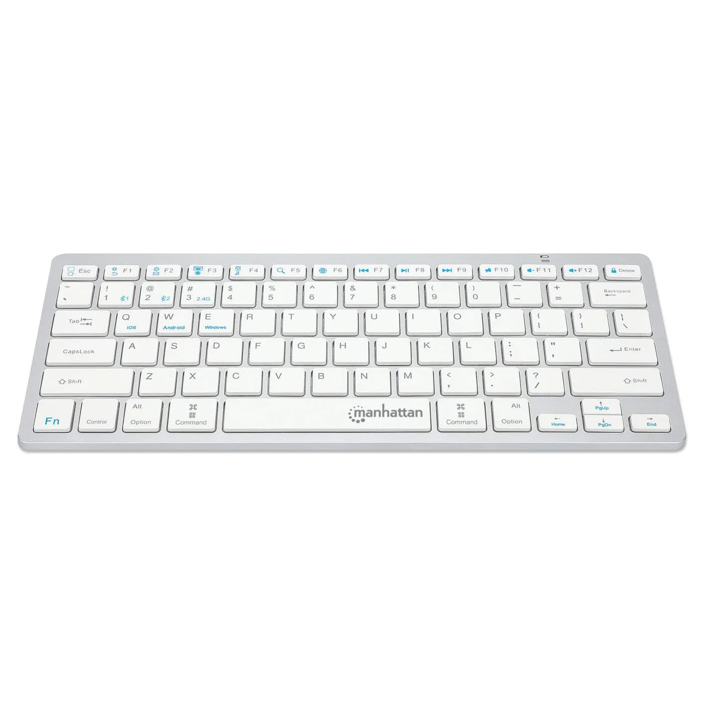 Manhattan Dual-Mode tastiera wireless bianca Bluetooth