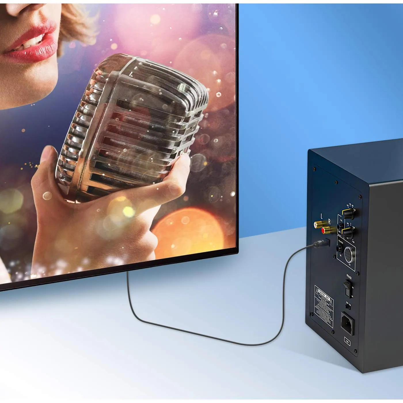 Manhattan Toslink cavo audio ottico S/PDIF 1m HiFi