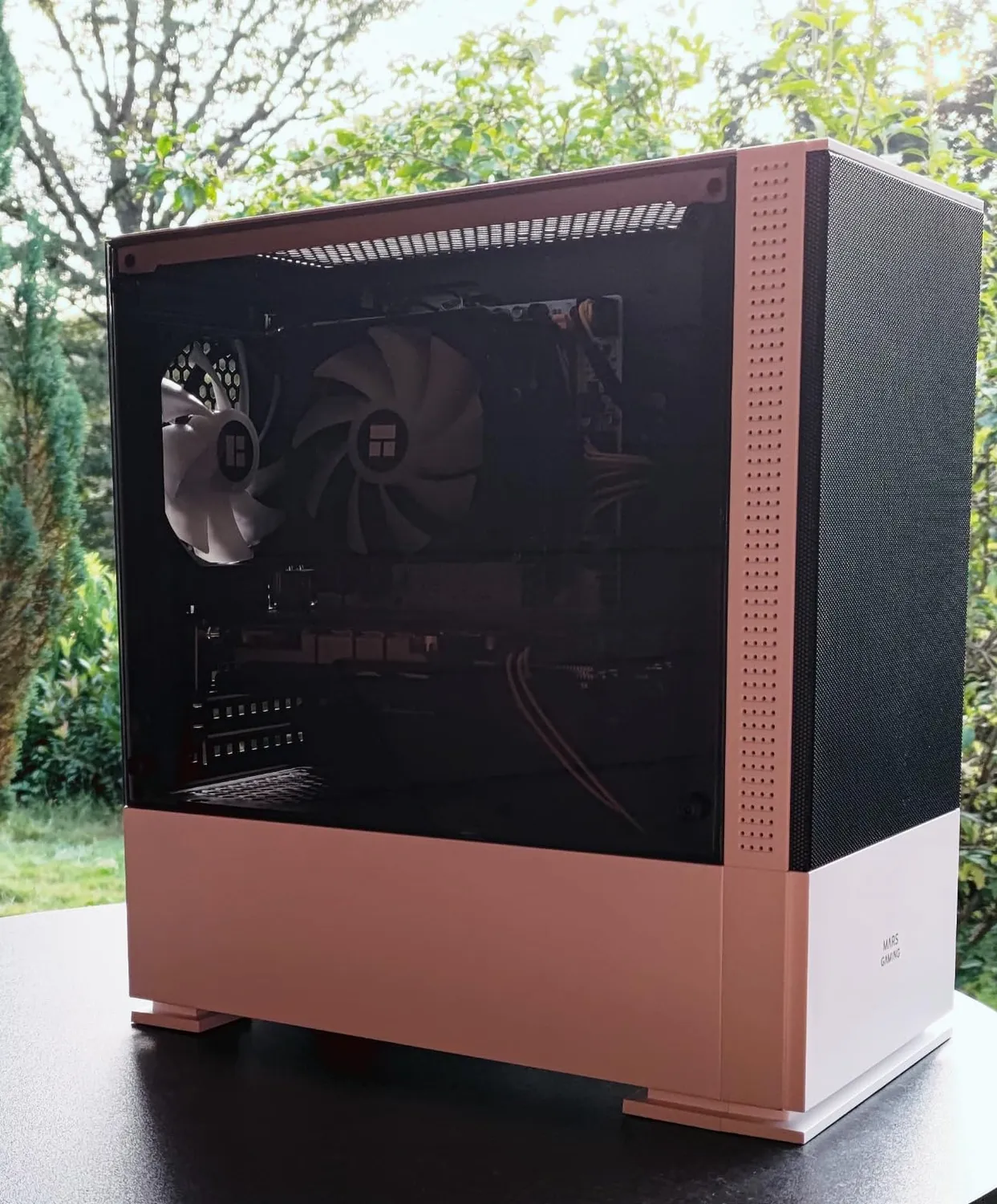 Mars Gaming MC-Z case PC MicroATX bianco mesh RGB