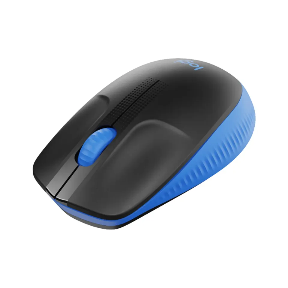 Logitech M190 mouse wireless blu formato grande