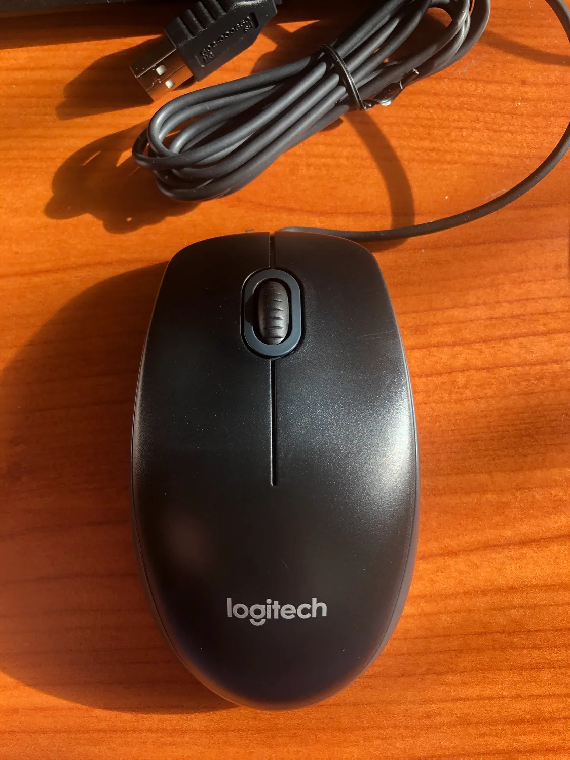 Logitech B100 mouse cablato USB 800 DPI nero