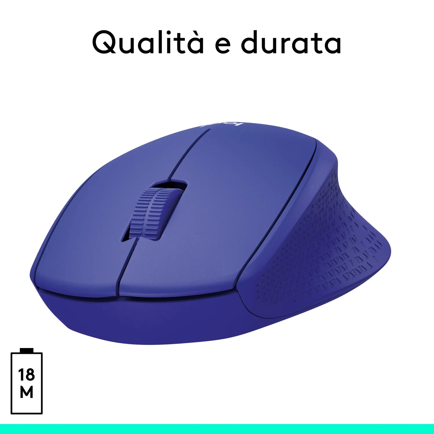 Logitech M330 Silent Plus mouse wireless blu silenzioso