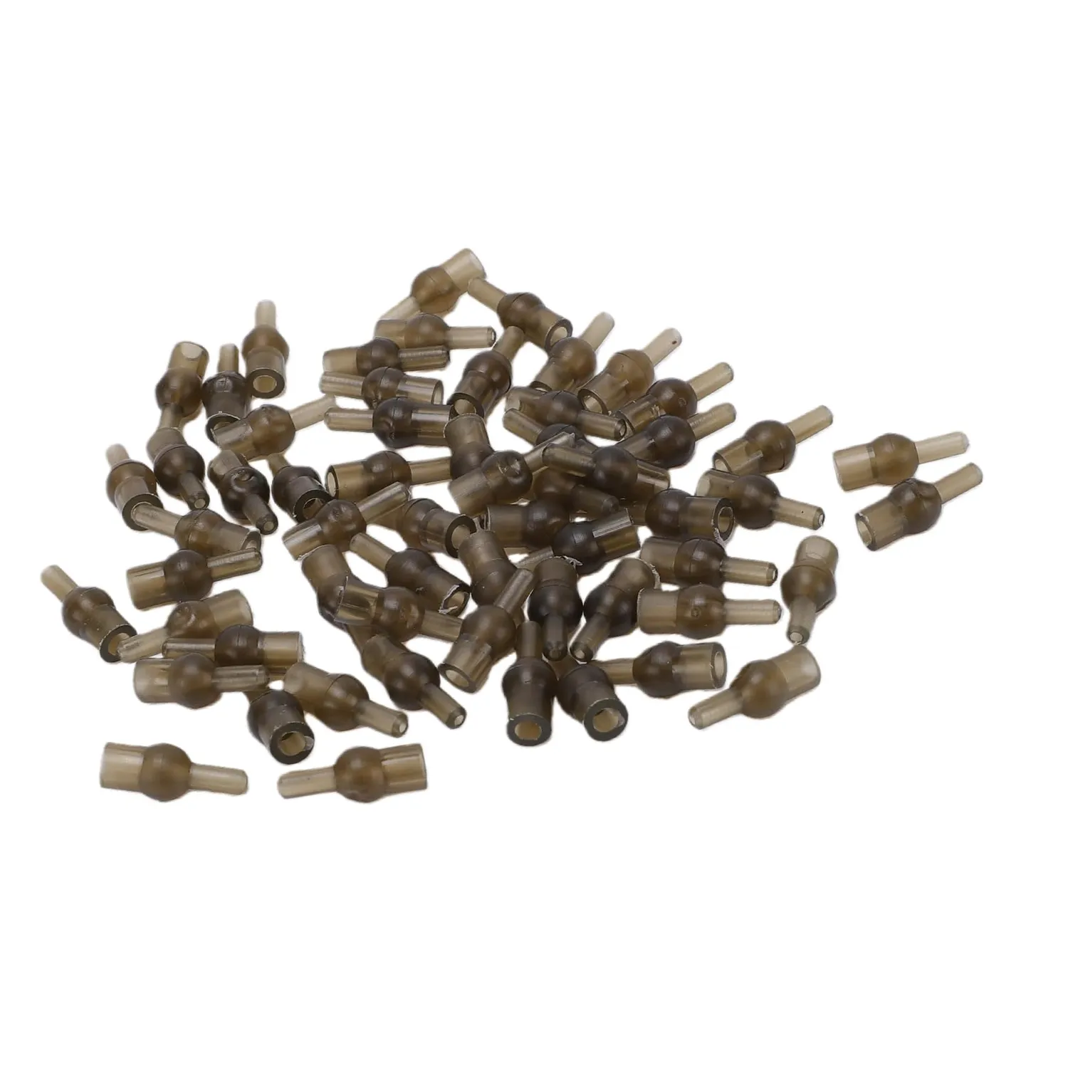Zunate 60 pezzi gommini nodi pesca sleeves gomma