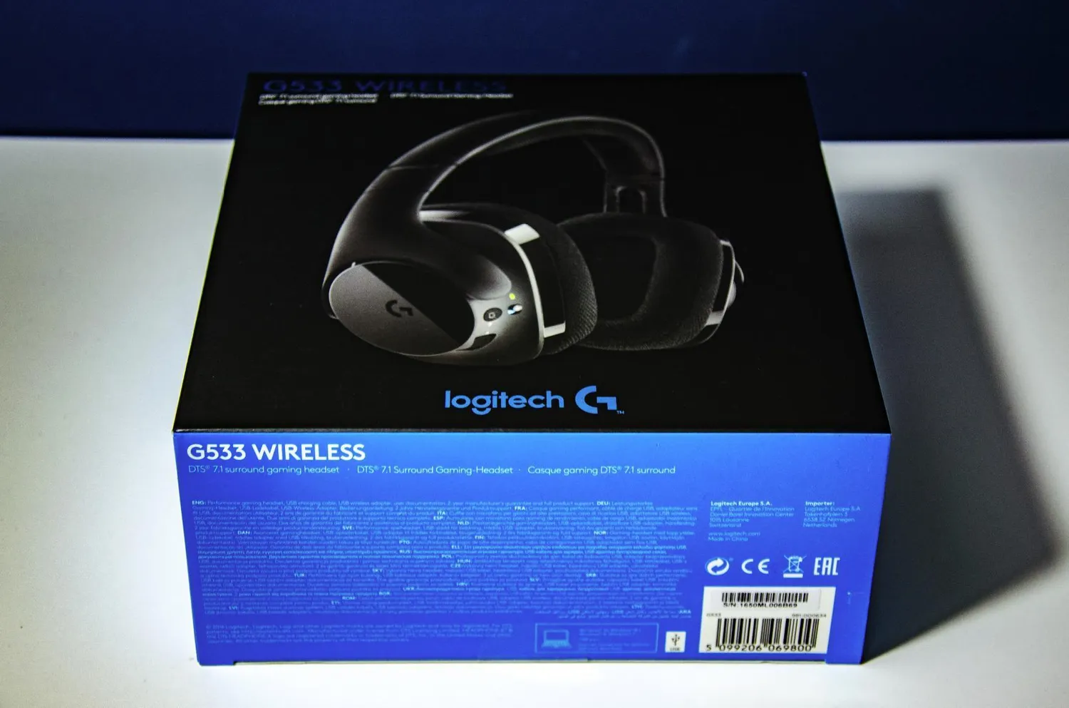 Logitech G G533 cuffie gaming wireless DTS 7.1