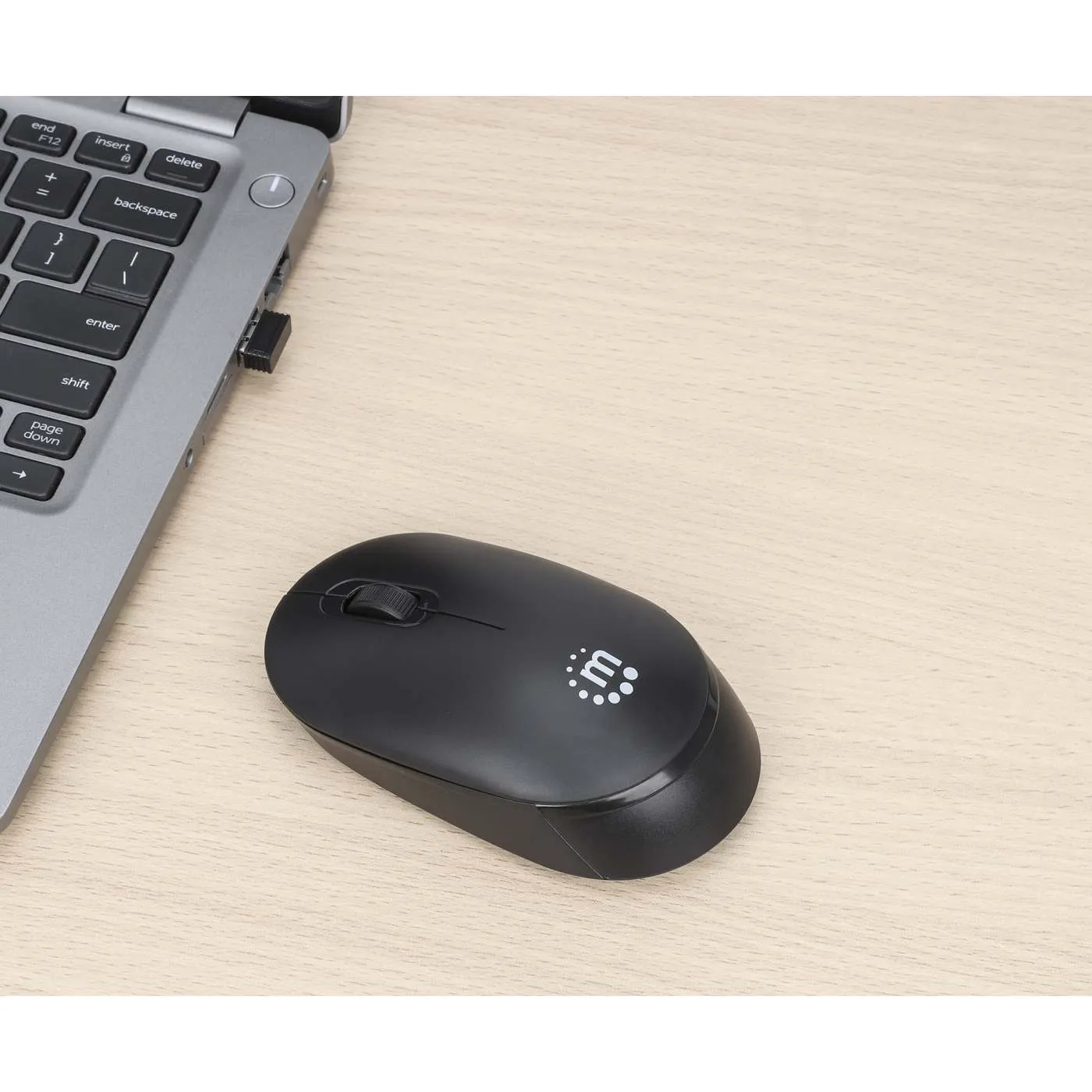 Manhattan Mouse Wireless Performance III Ottico Nero