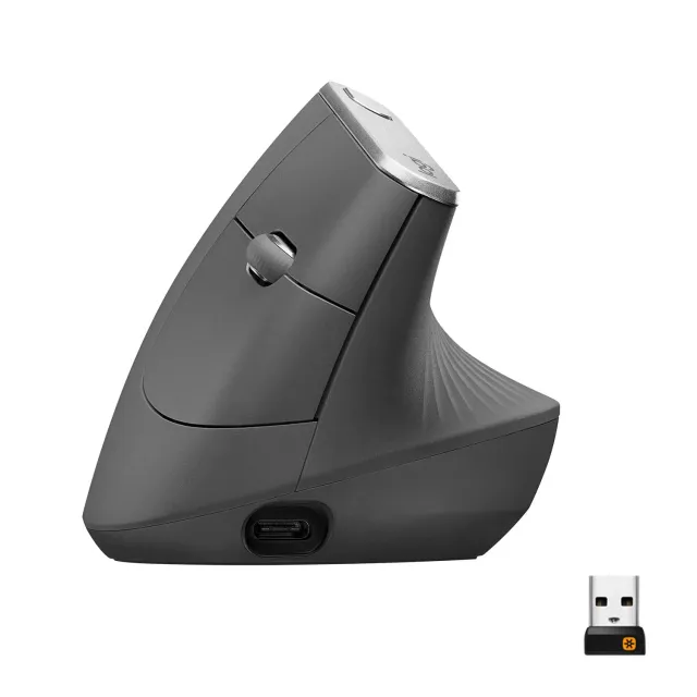 Logitech MX Vertical mouse wireless ergonomico 4000dpi grafite