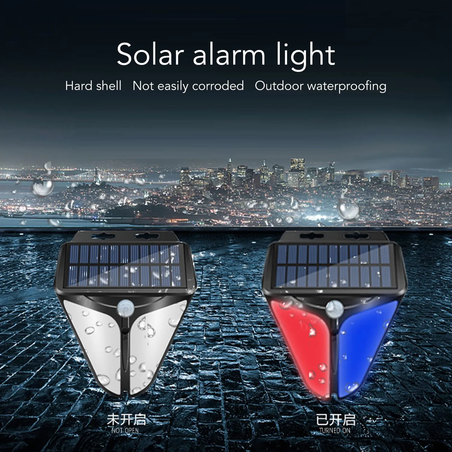 Zunate Allarme Solare Esterno 129dB IP65 4 Modalità