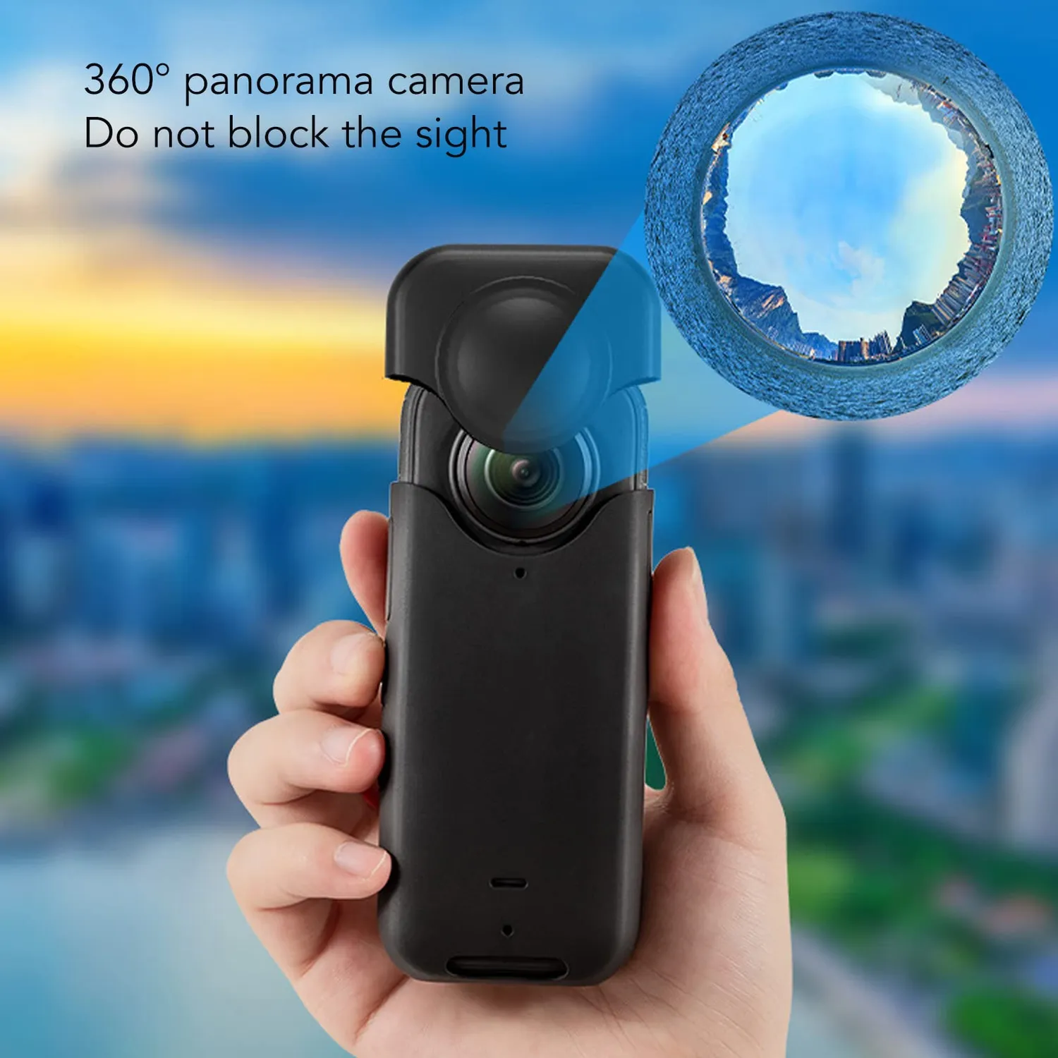 Zunate X3 custodia silicone fotocamera antiurto divisa
