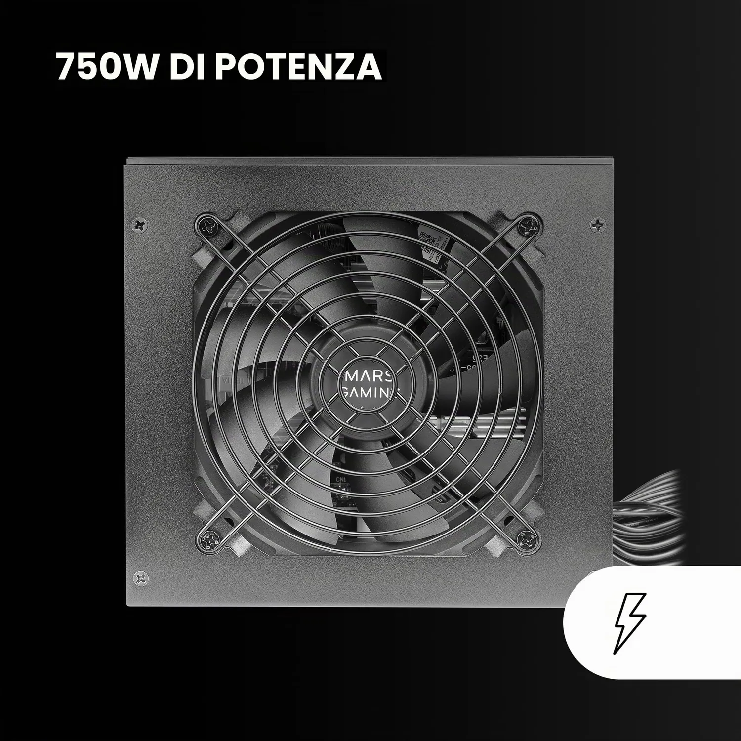 Mars Gaming MPB750S alimentatore ATX 750W nero Bronze