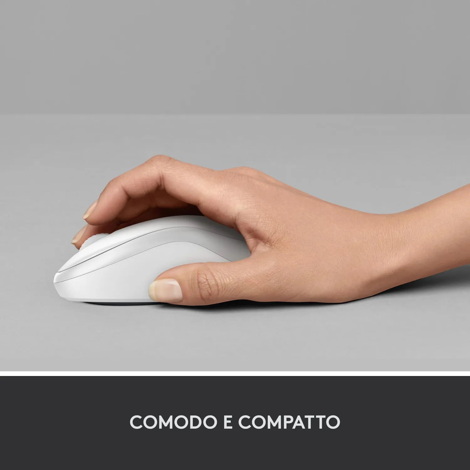 Logitech M220 Silent mouse wireless bianco silenzioso