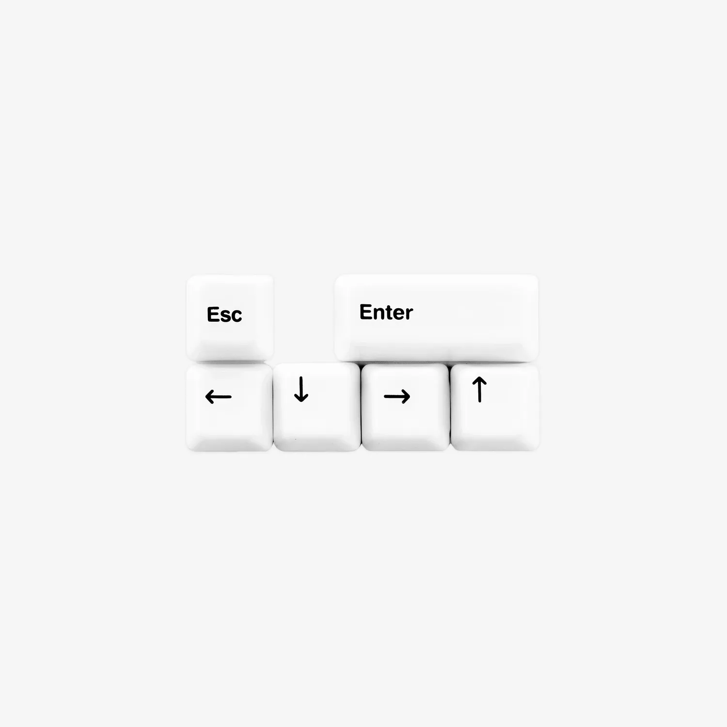 Cerakey D Set-Add tasti ceramica White Blank aggiuntivi