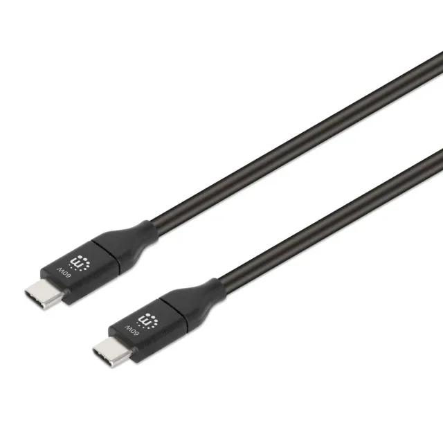 Manhattan Cavo USB-C - USB-C 3.2 60W 1m 10Gbps 4K