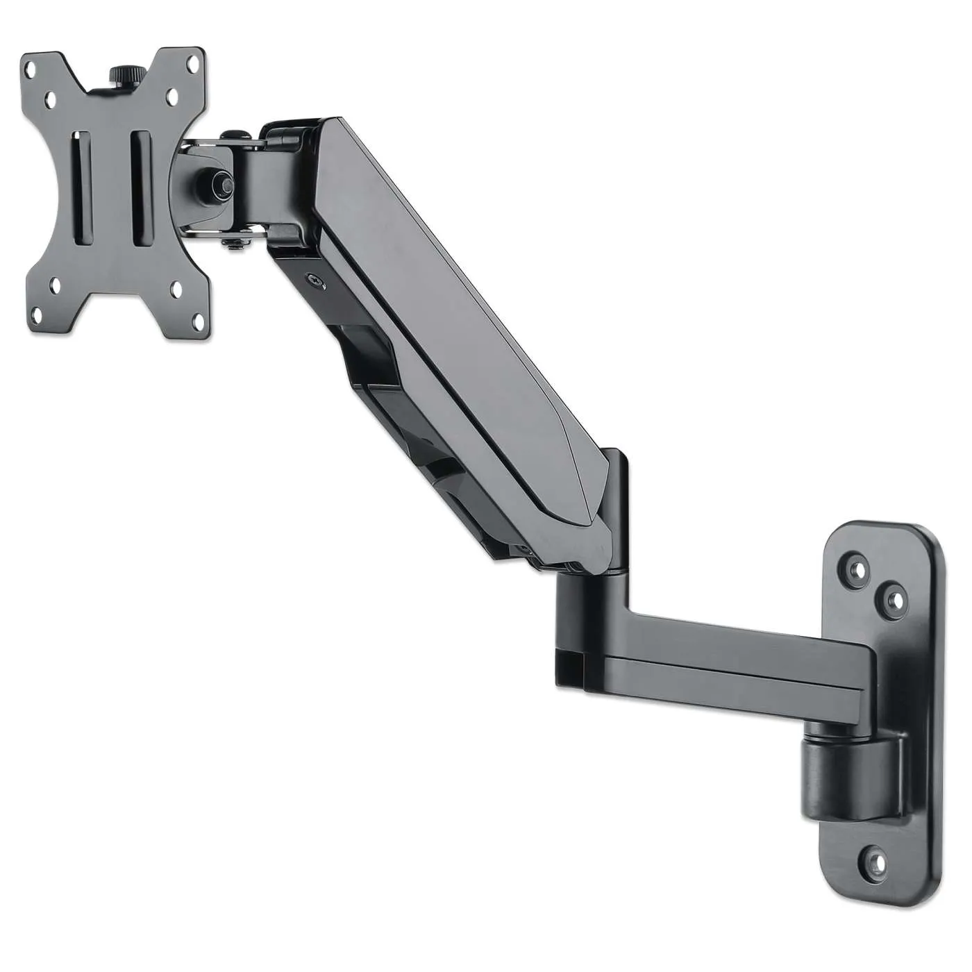 Manhattan Supporto Monitor a Muro 17-32" Braccio Gas Nero