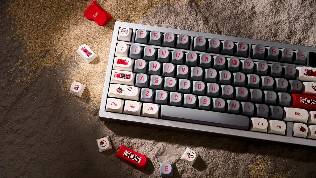 CoffeeKeys No Man's Land Lost Land keycaps PBT