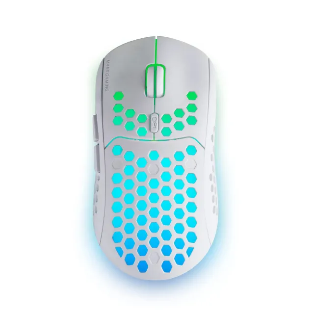 Mars Gaming MMW3W mouse gaming wireless bianco RGB
