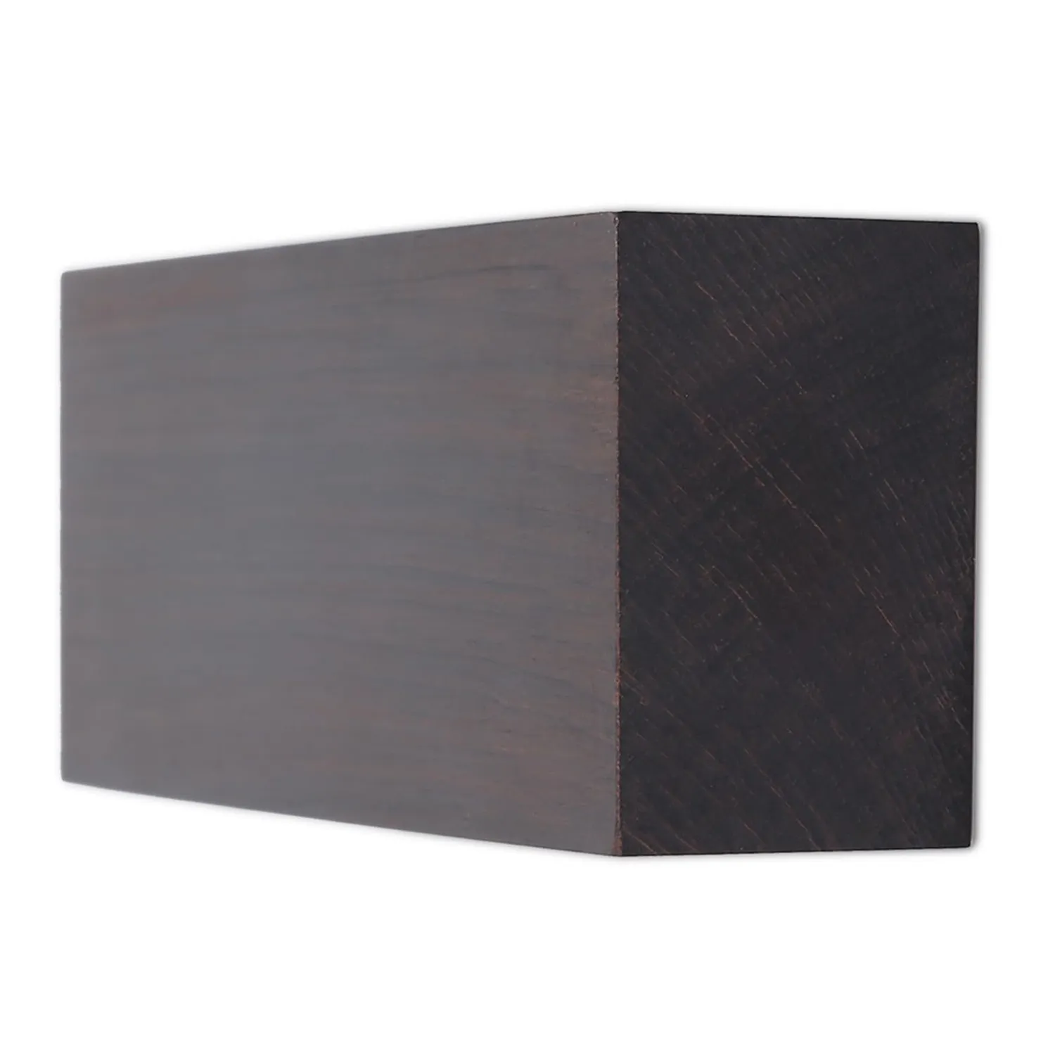 Zunate Blocco Legno Ebano 12x4x2,5cm Intaglio 2 Pezzi