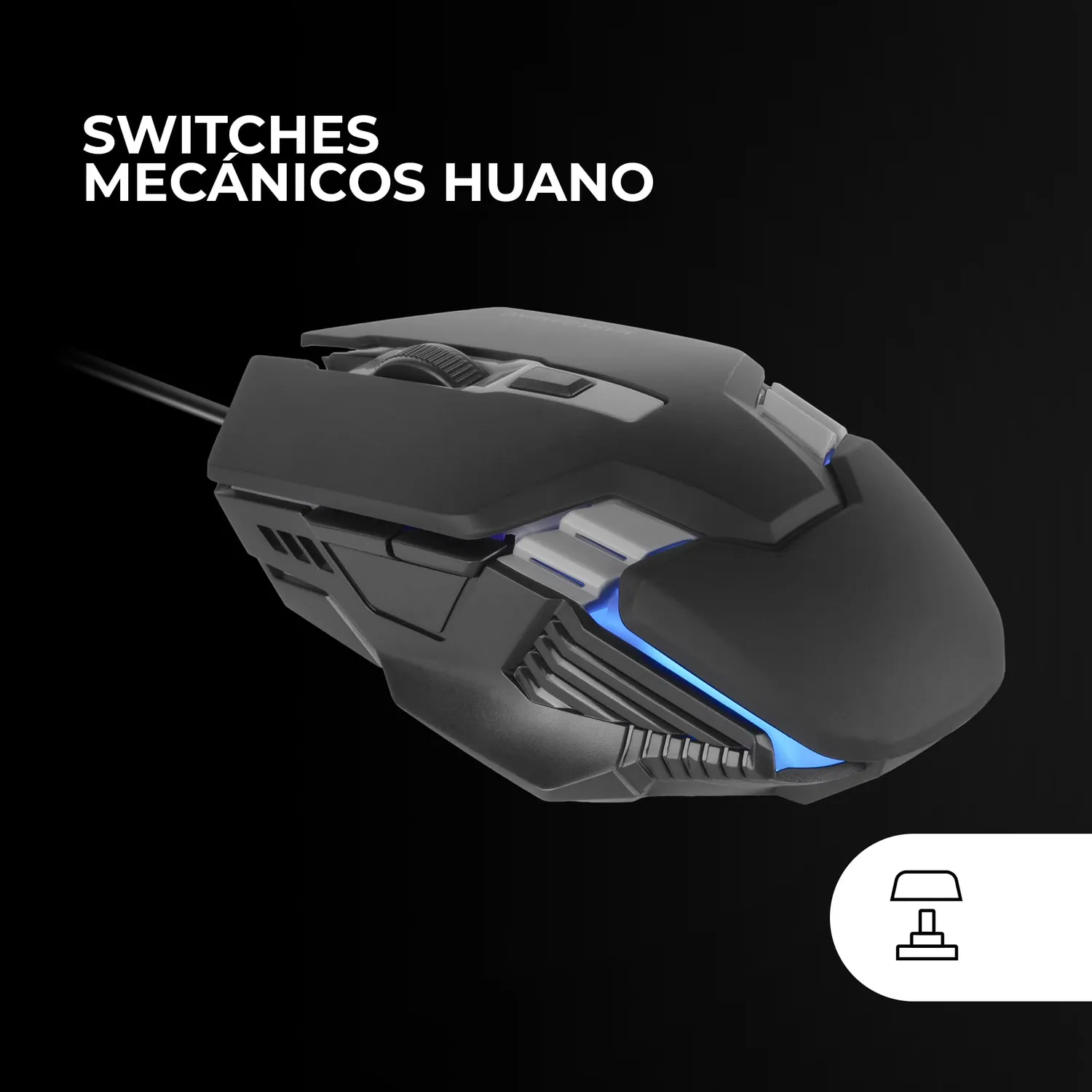 Mars Gaming MM024 mouse gaming nero 4000 DPI RGB