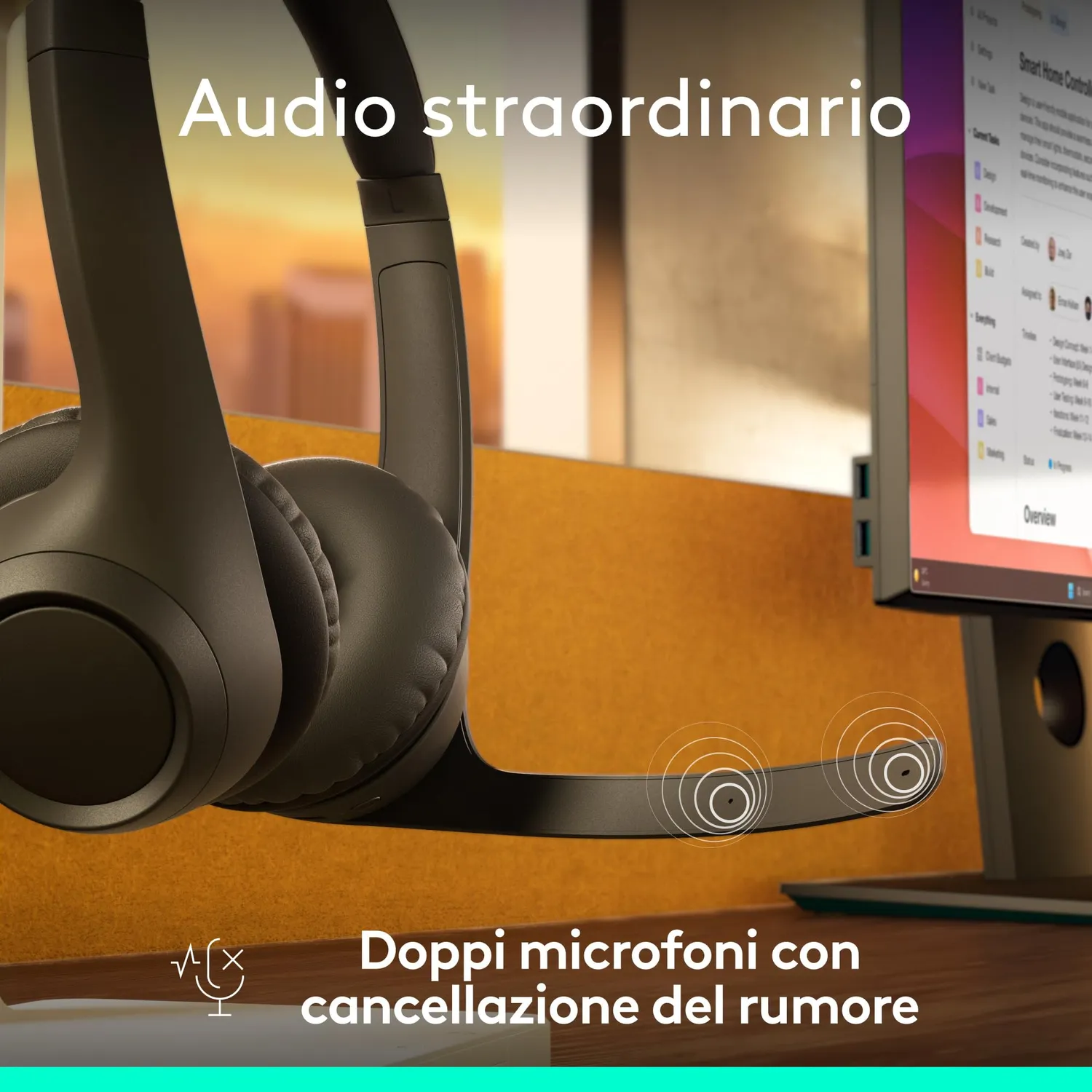 Logitech Zone 305 cuffia wireless UC ricevitore Bluetooth