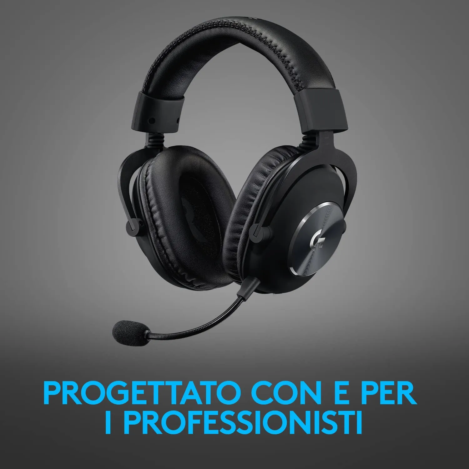 Logitech G PRO X Wireless cuffia gaming + luce Litra Beam