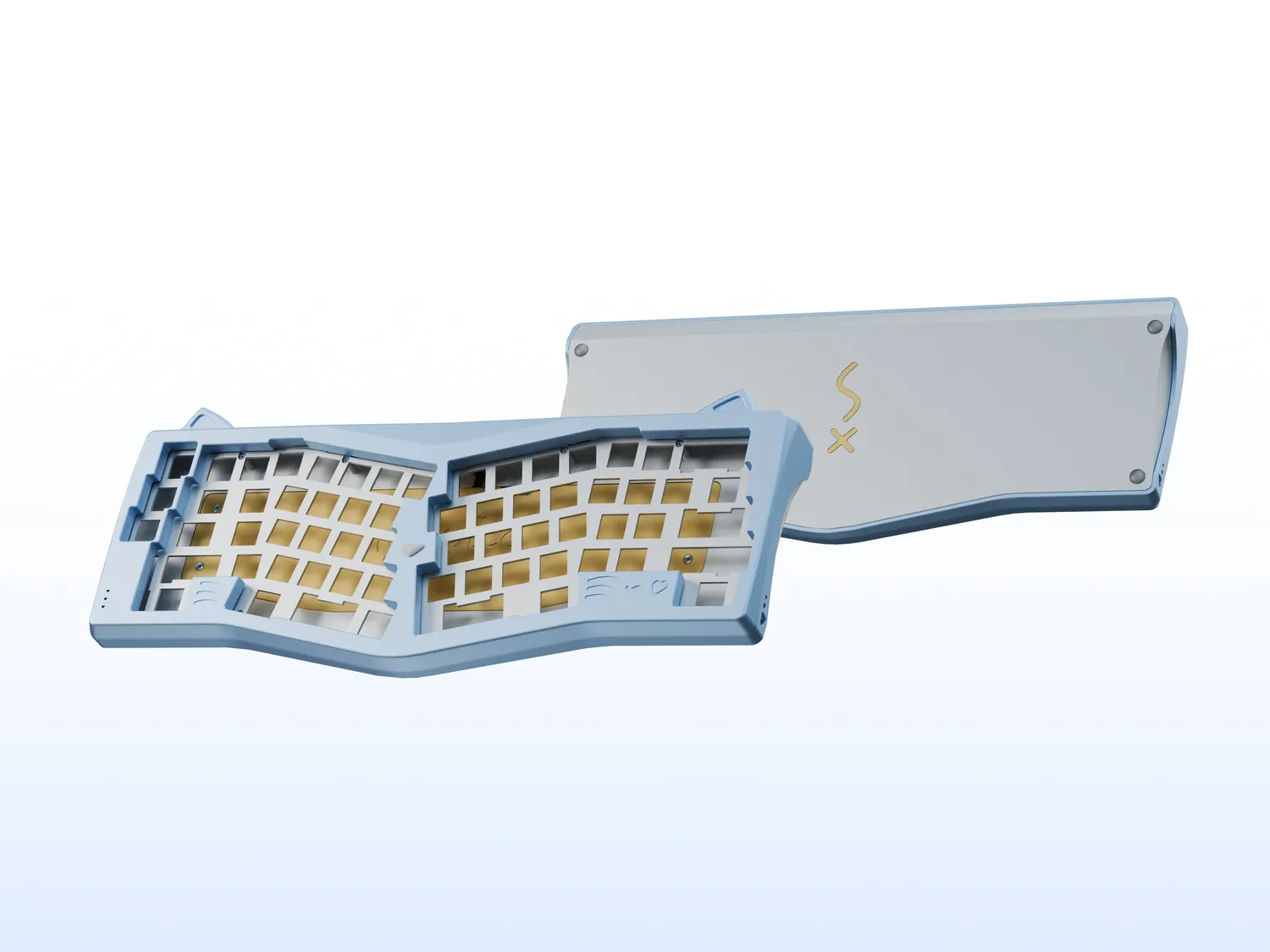 Nyawice Kit Tastiera Meccanica Orange Solder PCB