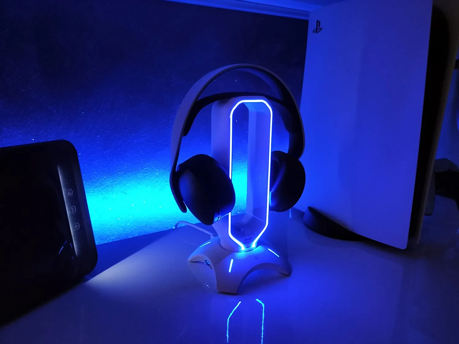 Mars Gaming MHHPRO supporto cuffie gaming bianco RGB
