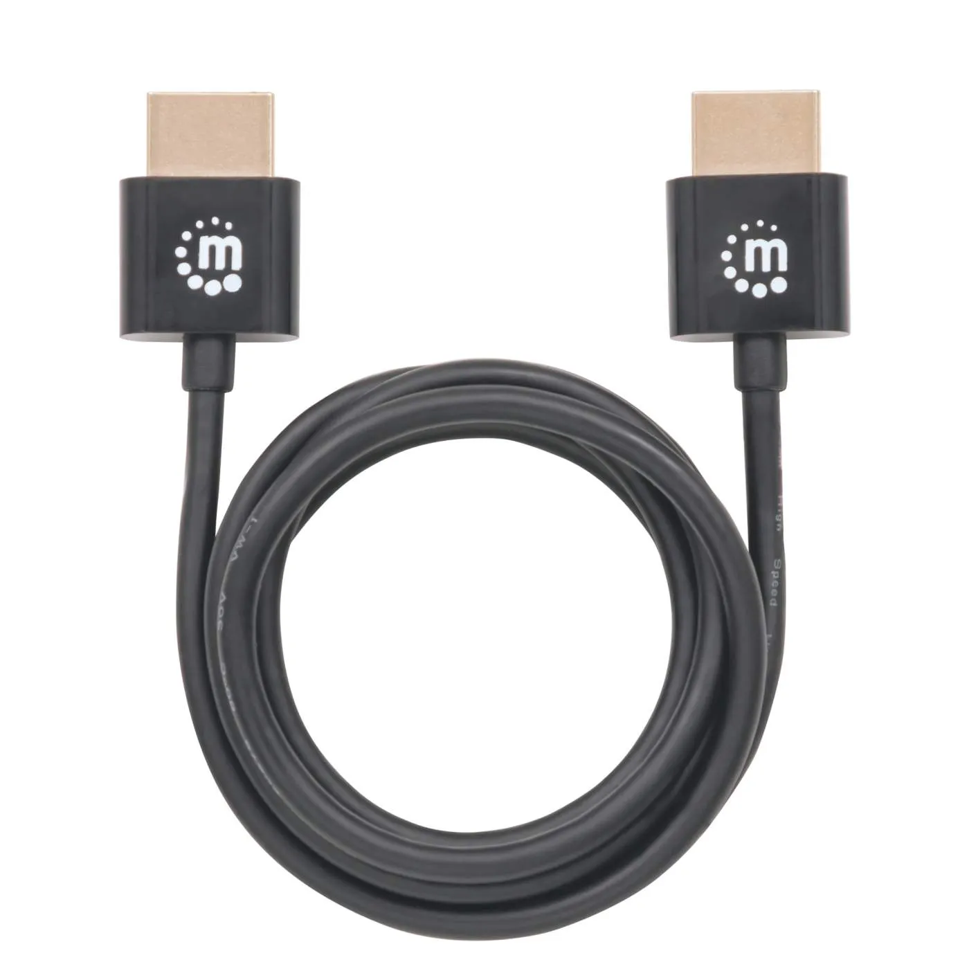 Manhattan Super-slim cavo HDMI 4K 1 m sottile