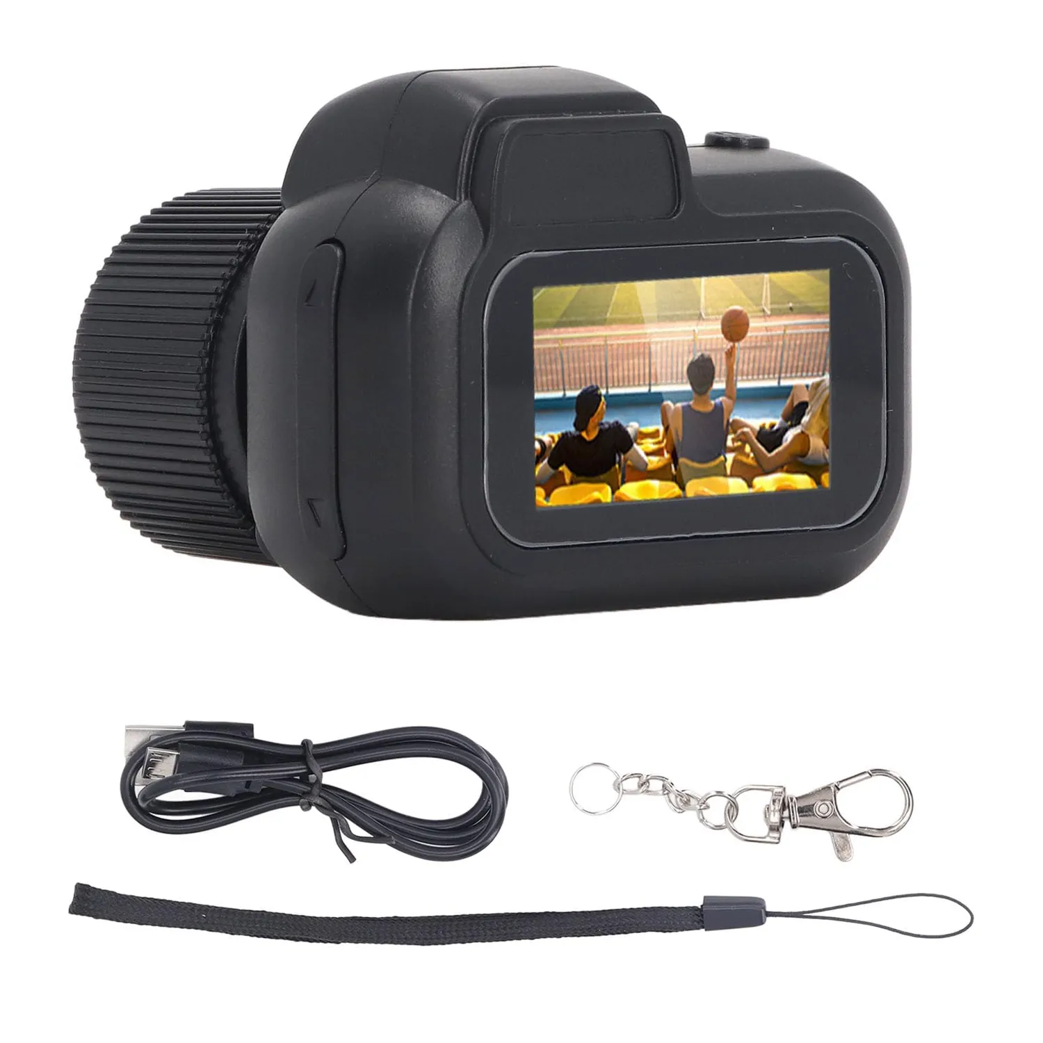 Zunate mini fotocamera 1080p 2MP con schermo 0,96 pollici