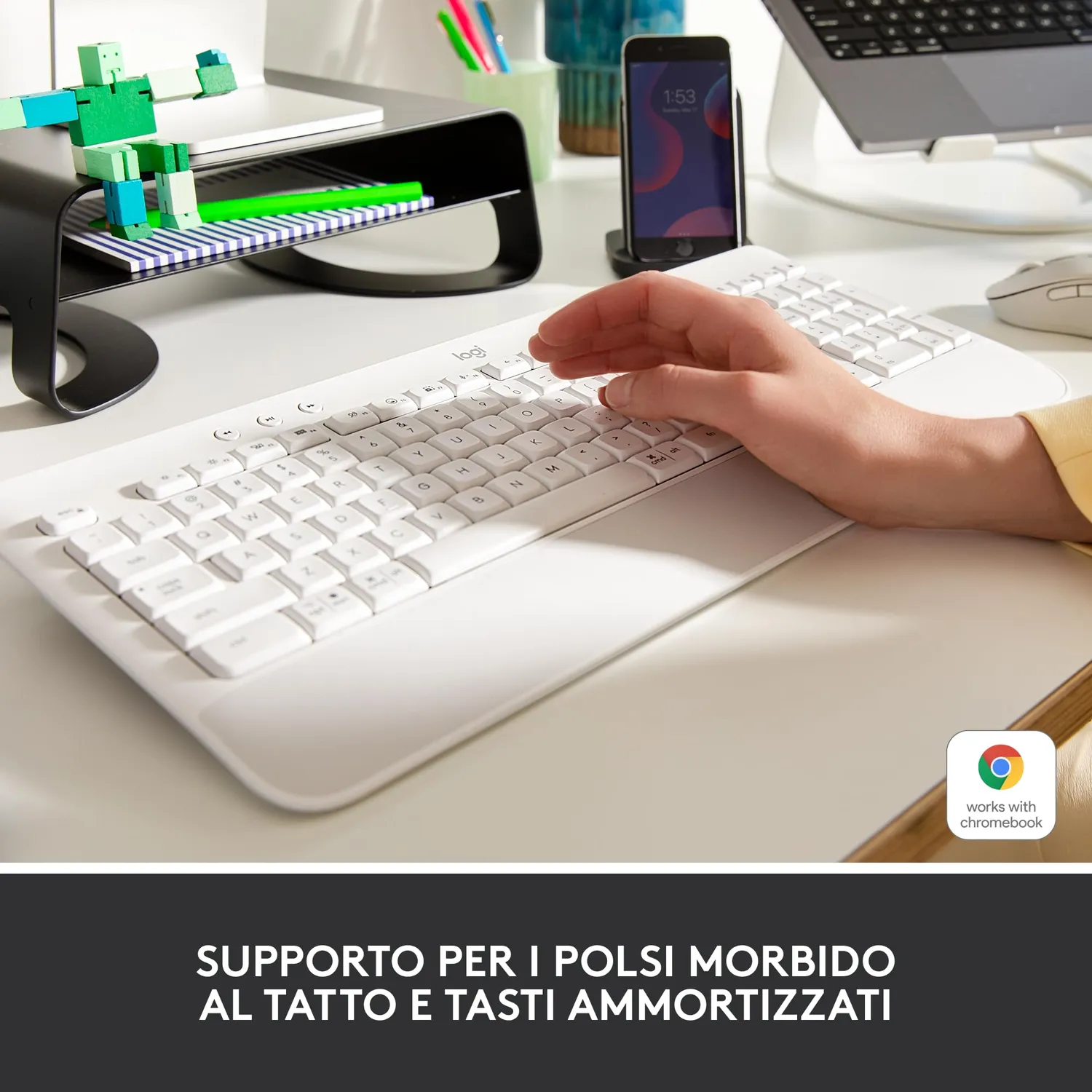 Logitech Signature K650 tastiera wireless ITA QWERTY poggiapolsi