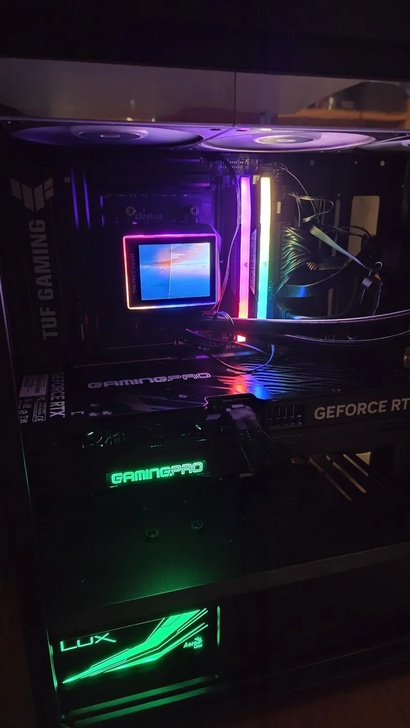 Mars Gaming ML-VISIONII360 Dissipatore Liquido Nero Display