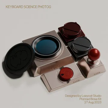 CoffeeKeys PhotoG R2 keycap set completo Cherry 1,6mm