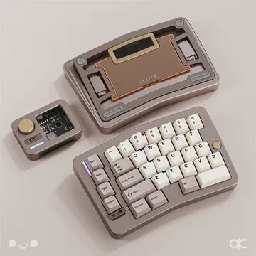 QK Alice Duo tastiera split ergonomica alluminio preordine
