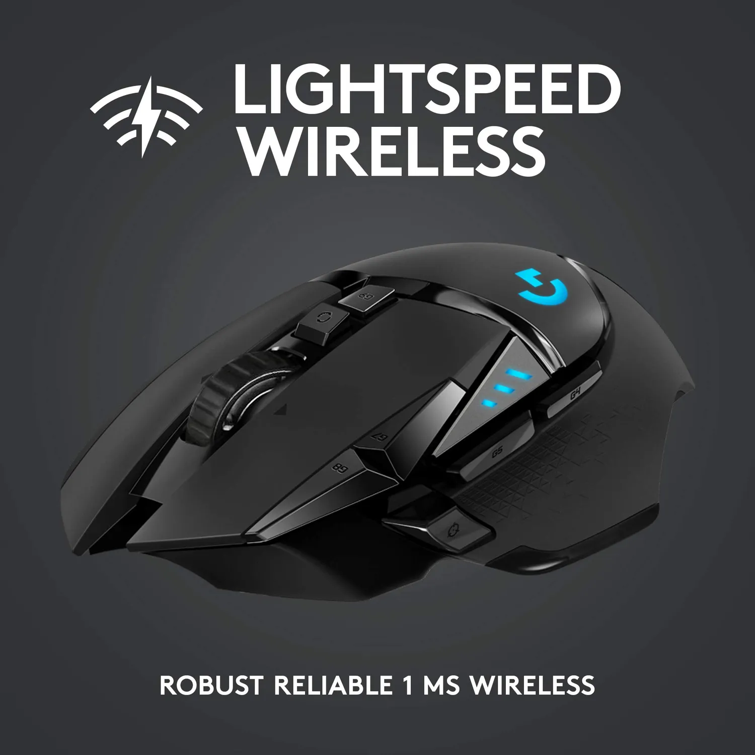 Logitech G502 mouse gaming cablato 25600dpi pesi regolabili