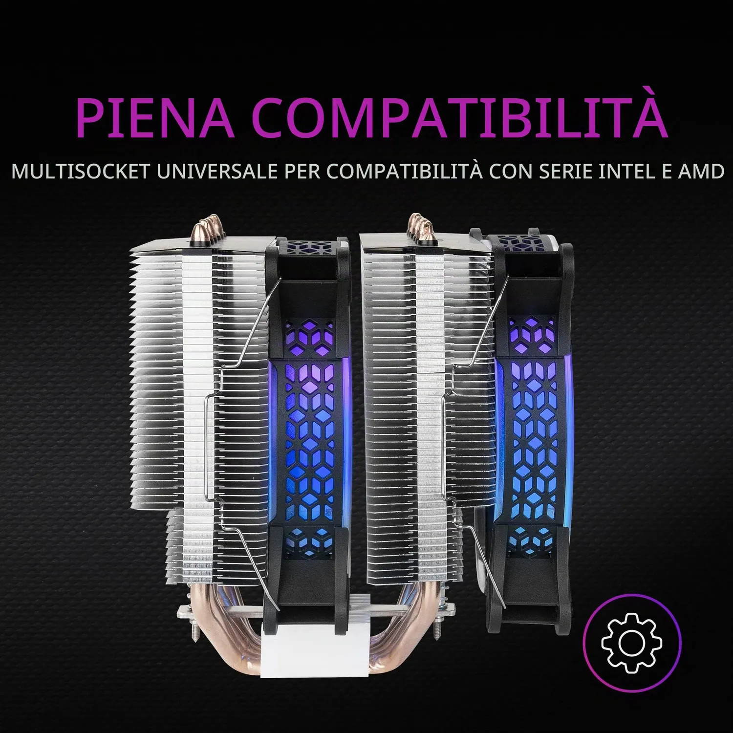 Mars Gaming ML-ONE120 dissipatore a liquido 120mm nero 200W