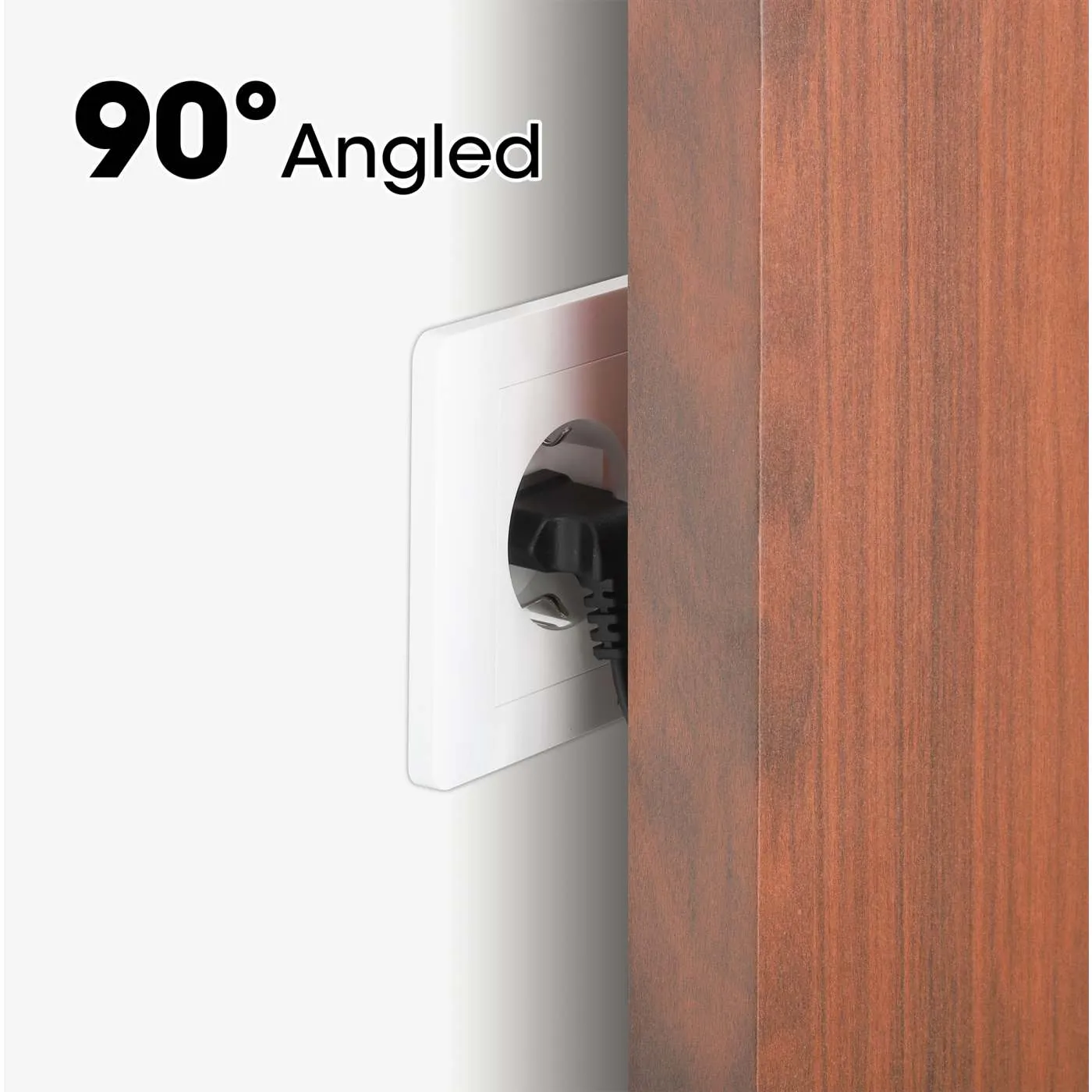 Manhattan Angled Cavo Alimentazione C7 3m EU Nero