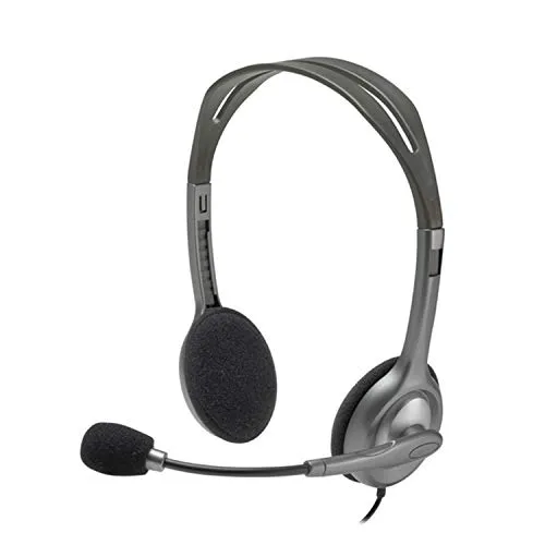 Logitech H111 Cuffie Cablate Jack 3.5mm Microfono Girevole