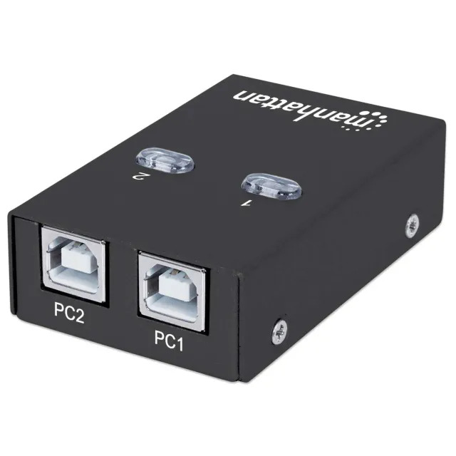 Manhattan Hi-Speed switch USB 2 porte automatico