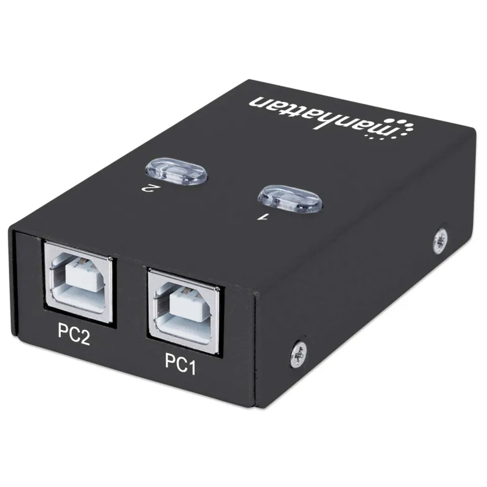 Manhattan Hi-Speed switch USB 2 porte automatico