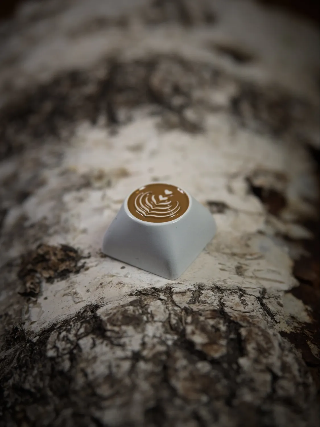CoffeeKeys Latte artisan lega zinco smaltato