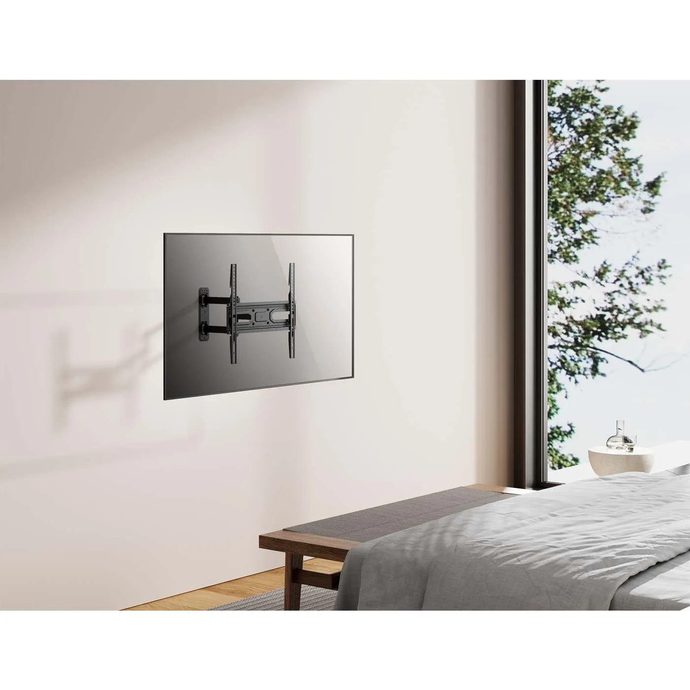 Manhattan Supporto TV a Muro Full-Motion 32-55" VESA 400x400