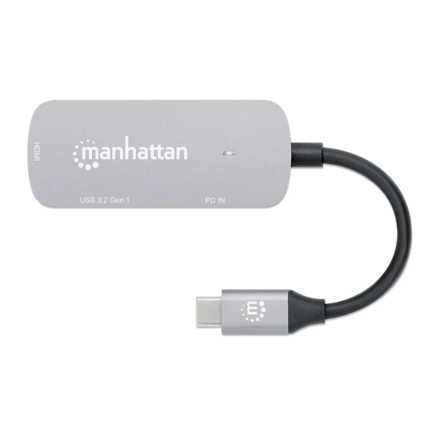 Manhattan Converter Dock USB-C HDMI 4K USB-A PD 100W